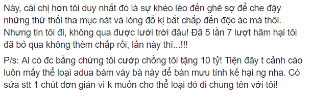 Sốc khi Vy Oanh tiếp tục đăng đ&agrave;n cảnh c&aacute;o Trấn Th&agrave;nh, gọi nam MC l&agrave; thằng - Ảnh 3.