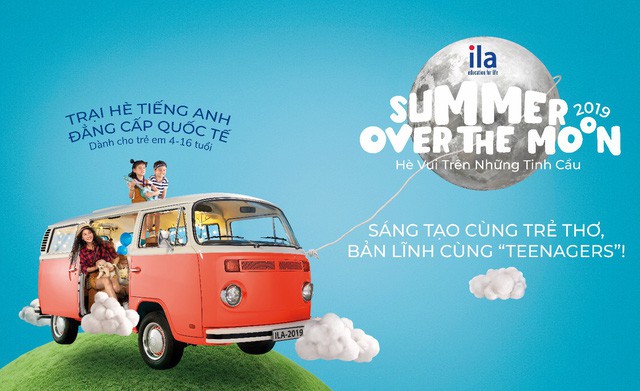 Trải nghiệm vui chơi, học tập, phát triển toàn diện cùng Trại hè Tiếng Anh ILA 2019: “Summer over the moon” – “Hè vui trên những tinh cầu” - Ảnh 1. Trải nghiệm vui chơi, học tập, phát triển toàn diện cùng Trại hè Tiếng Anh ILA 2019: “Summer over the moon” – “Hè vui trên những tinh cầu” - Ảnh 1.