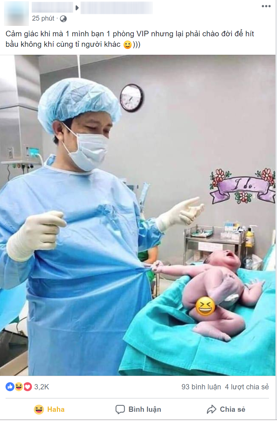 Bức ảnh hot nhất MXH: Em bé vừa chào đời đã gào lên ăn vạ bác sĩ, dân mạng trổ tài suy đoán lý do - Ảnh 1. Bức ảnh hot nhất MXH: Em bé vừa chào đời đã gào lên ăn vạ bác sĩ, dân mạng trổ tài suy đoán lý do - Ảnh 1.
