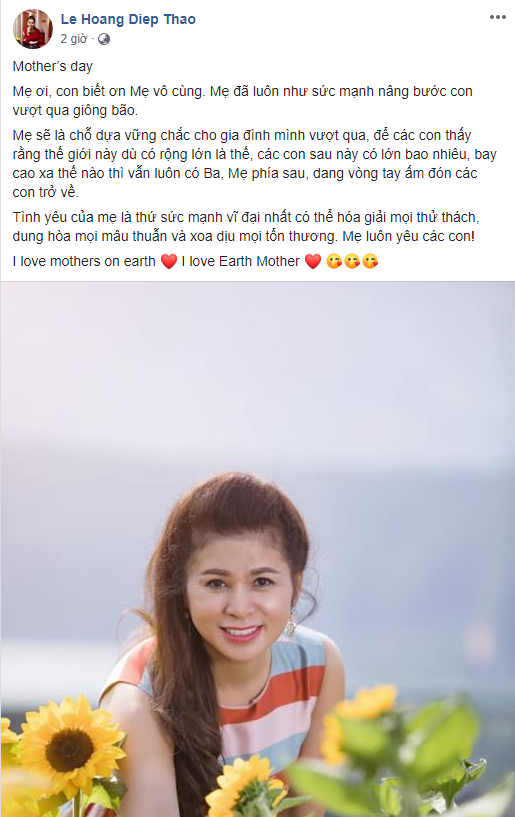 3 ng&agrave;y sau phi&ecirc;n t&ograve;a ly h&ocirc;n ngh&igrave;n tỷ với chồng, b&agrave; Thảo chia sẻ những t&acirc;m sự về mẹ, về hạnh ph&uacute;c gia đ&igrave;nh - Ảnh 1.