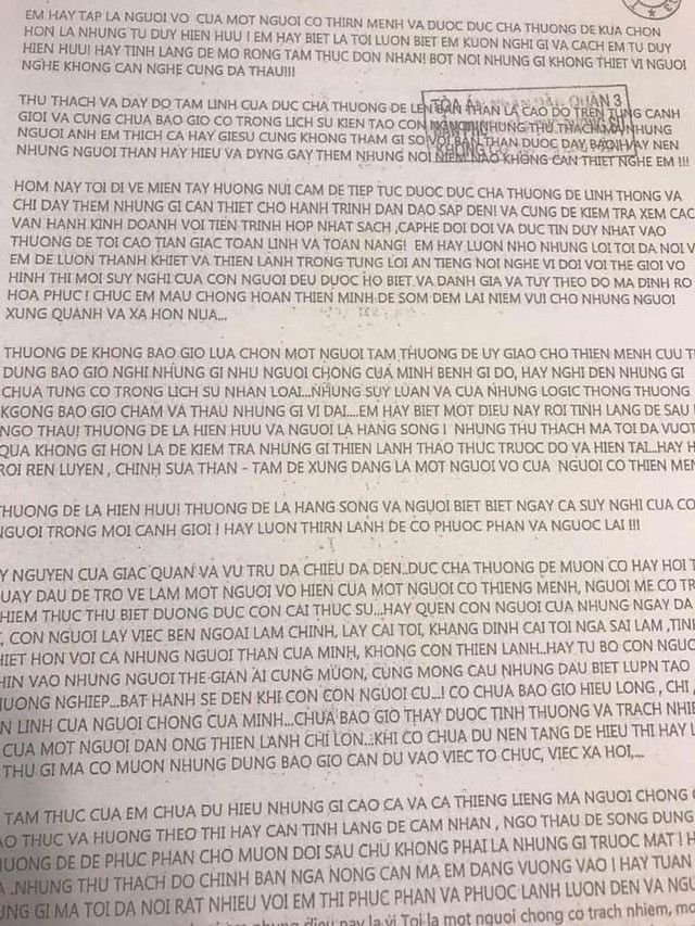 H&eacute; lộ tin nhắn &ocirc;ng Đặng L&ecirc; Nguy&ecirc;n Vũ gửi vợ sau 49 ng&agrave;y thiền định: H&atilde;y chỉnh sửa th&acirc;n - t&acirc;m để xứng đ&aacute;ng l&agrave; vợ của người c&oacute; thi&ecirc;n mệnh! - Ảnh 4.