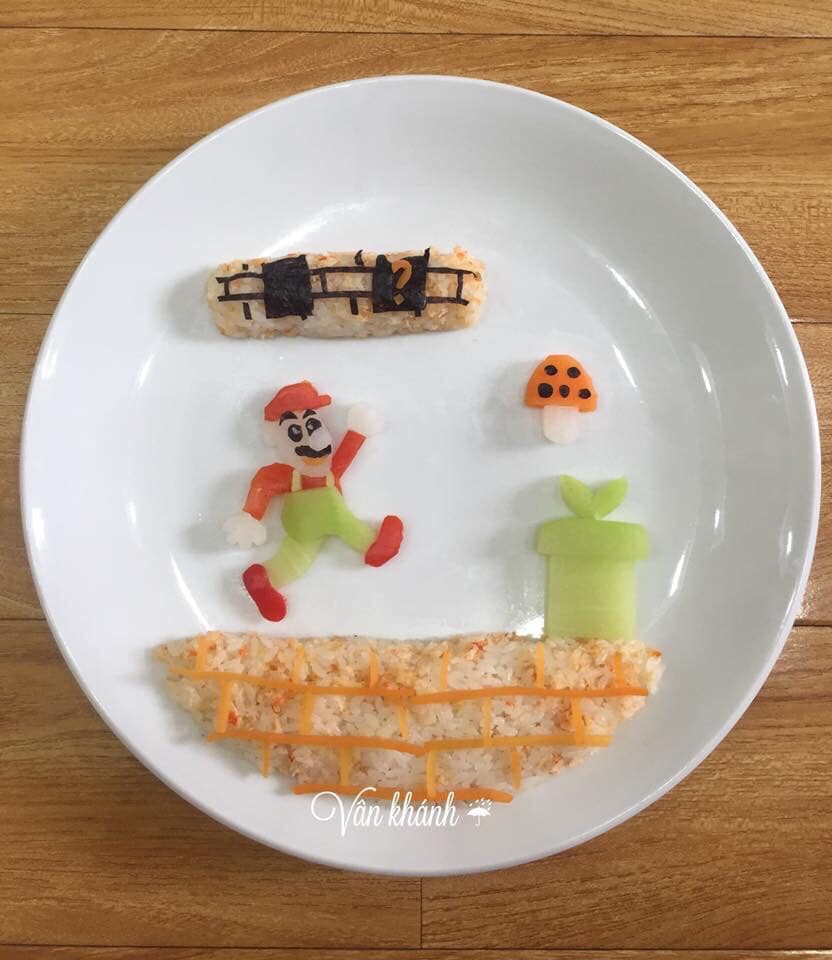 Ngưỡng mộ mẹ 8x làm những đĩa cơm đẹp như mơ cho con khiến cộng đồng mạng dậy sóng - Ảnh 12. Ngưỡng mộ mẹ 8x làm những đĩa cơm đẹp như mơ cho con khiến cộng đồng mạng dậy sóng - Ảnh 12.