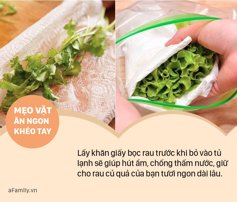 Chỉ dùng 1 tờ khăn giấy thôi cũng có thể khiến nguyên liệu tươi ngon hết nấc - Ảnh 3. Chỉ dùng 1 tờ khăn giấy thôi cũng có thể khiến nguyên liệu tươi ngon hết nấc - Ảnh 3.