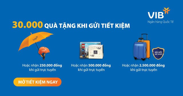 Gửi tiết kiệm online nhận ngay đến 2,5 triệu đồng - Ảnh 1. Gửi tiết kiệm online nhận ngay đến 2,5 triệu đồng - Ảnh 1.