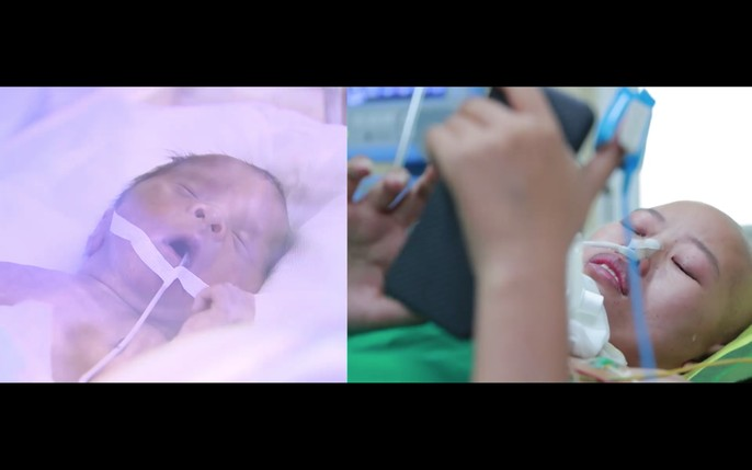 Trào nước mắt khoảng khắc người mẹ ung thư vú lần đầu ôm con vào lòng - Ảnh 24. Trào nước mắt khoảng khắc người mẹ ung thư vú lần đầu ôm con vào lòng - Ảnh 24.