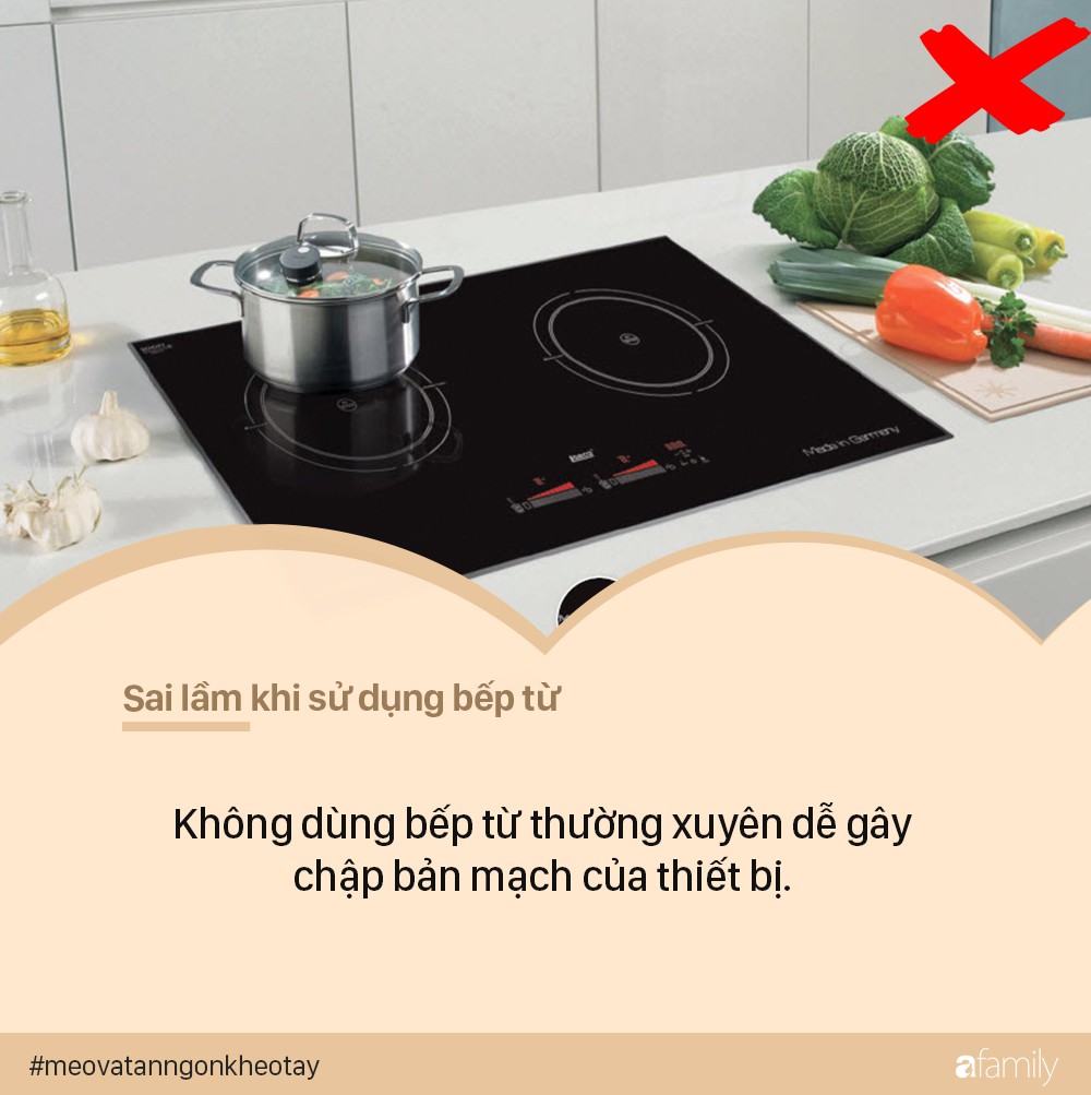 Sai lầm khi sử dụng bếp từ khiến - Ảnh 1. Sai lầm khi sử dụng bếp từ khiến - Ảnh 1.