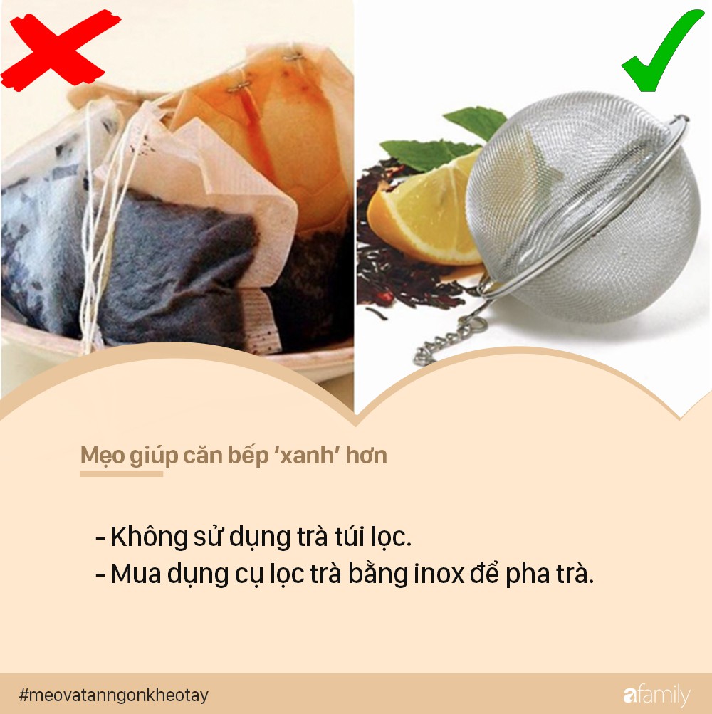 Mẹo vặt giúp nhà bếp &quot;xanh cực xanh&quot; ai cũng có thể thực hiện - Ảnh 2.