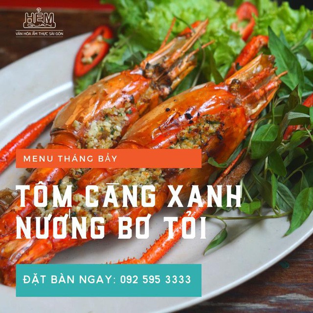 Hẻm quán ra mắt menu đặc biệt, Tôm càng xanh ngon khó cưỡng - Ảnh 2. Hẻm quán ra mắt menu đặc biệt, Tôm càng xanh ngon khó cưỡng - Ảnh 2.