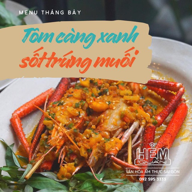 Hẻm quán ra mắt menu đặc biệt, Tôm càng xanh ngon khó cưỡng - Ảnh 4. Hẻm quán ra mắt menu đặc biệt, Tôm càng xanh ngon khó cưỡng - Ảnh 4.