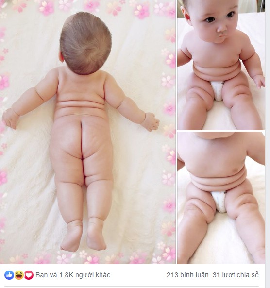 Mẹ trẻ khoe cô con gái cực dễ thương nhưng các mẹ bỉm lại say mê đếm số ngấn của bé - Ảnh 4. Mẹ trẻ khoe cô con gái cực dễ thương nhưng các mẹ bỉm lại say mê đếm số ngấn của bé - Ảnh 4.
