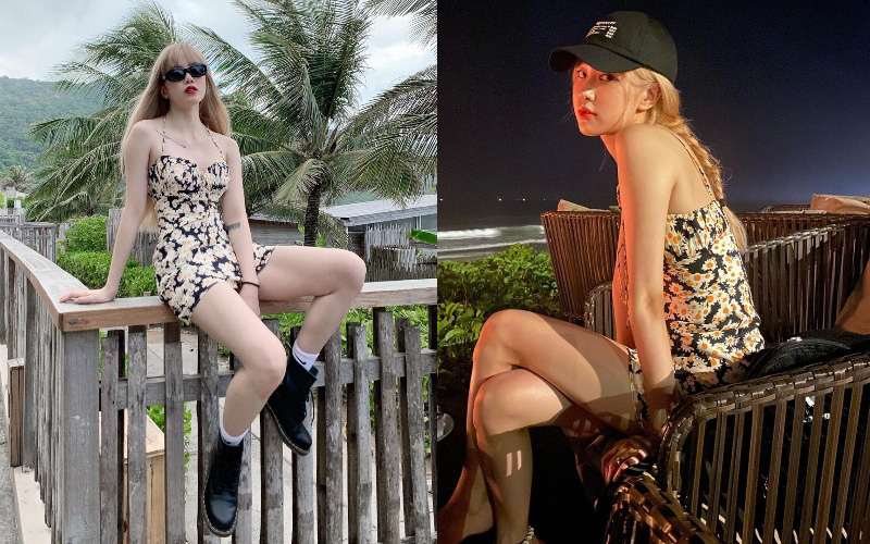Sau Lisa, Thiều Bảo Tr&acirc;m lại chuyển phỏm học hỏi style của Ros&eacute;: Chi h&agrave;ng chục triệu mua gi&agrave;y giống em iu, copy cả kiểu t&oacute;c - Ảnh 6.