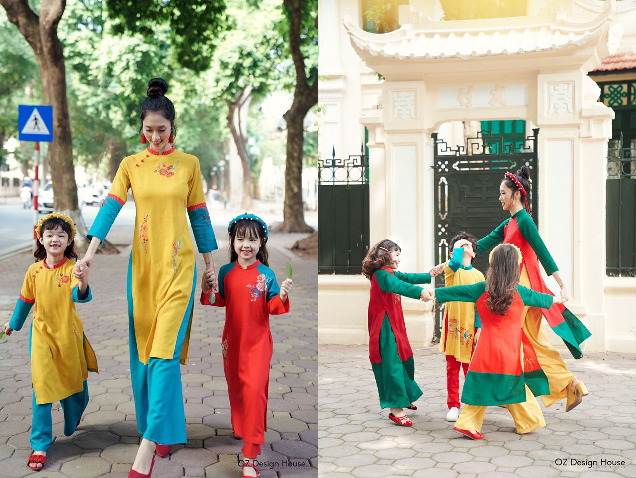 Tan chảy với bộ sưu tập &aacute;o d&agrave;i mẹ v&agrave; b&eacute; x&uacute;ng x&iacute;nh du xu&acirc;n - Ảnh 3.