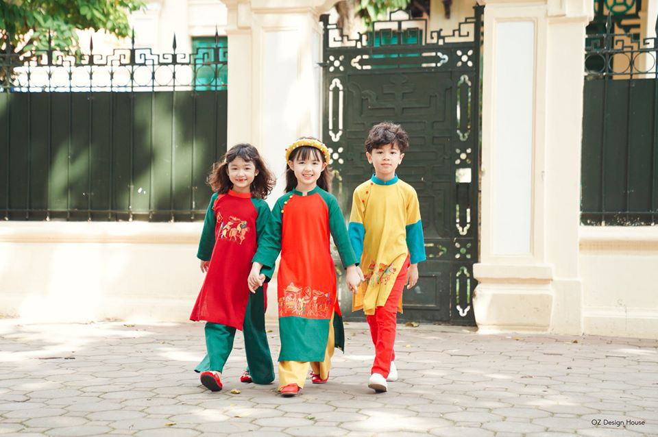 Tan chảy với bộ sưu tập &aacute;o d&agrave;i mẹ v&agrave; b&eacute; x&uacute;ng x&iacute;nh du xu&acirc;n - Ảnh 8.