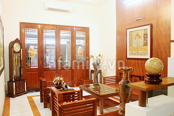 Nhà bền màu với thời gian nhờ sắc gỗ Nhà bền màu với thời gian nhờ sắc gỗ