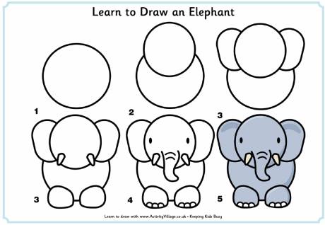 Những bức tranh đơn giản giúp bố mẹ học vẽ cùng con