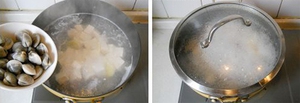 Nấu canh ngao đậu hũ cho ngày oi nóng 5