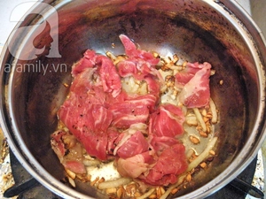 Canh cải xoong nấu thịt bò thơm ngon bổ dưỡng 5