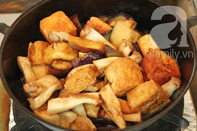 Đầu tháng, ăn chay ngon với đậu phụ kho cà tím 13 Đầu tháng, ăn chay ngon với đậu phụ kho cà tím 13