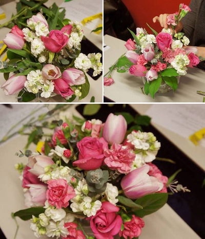 Cắm hoa đẹp với sắc hồng dịu dàng quyến rũ 11