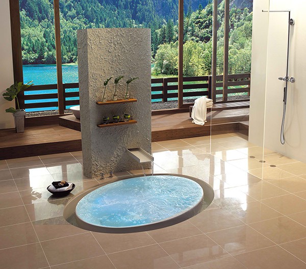 Những thiết kế bồn tắm sục nhìn là mê 6 Những thiết kế bồn tắm sục nhìn là mê 6