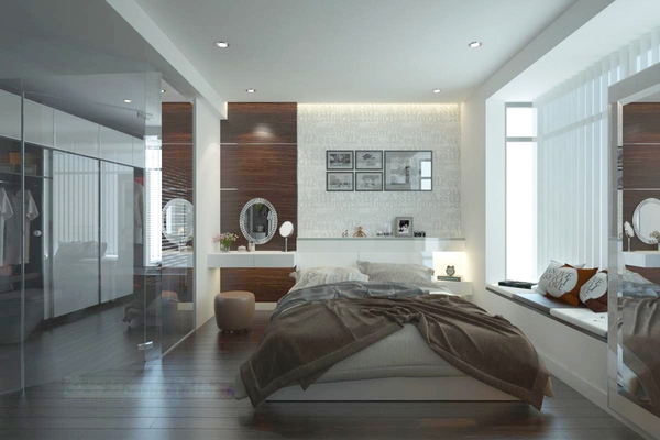 Tư vấn thiết kế và bố trí nội thất cho nhà ống có 2 khoảng vườn xanh 11 Tư vấn thiết kế và bố trí nội thất cho nhà ống có 2 khoảng vườn xanh 11
