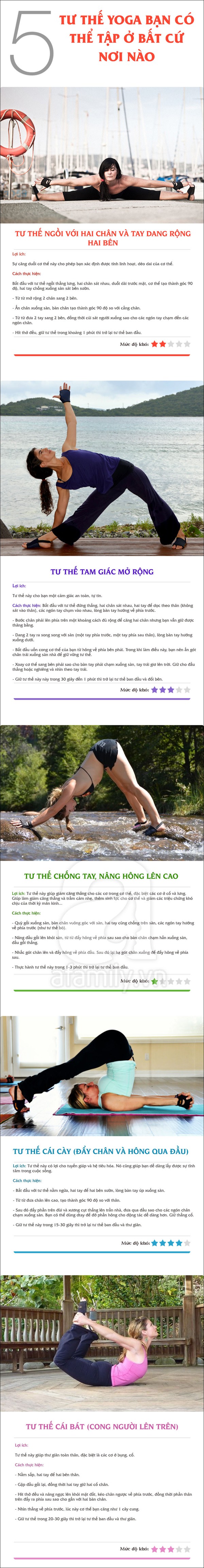 5 tư thế yoga bạn có thể tập ở bất cứ nơi nào 1