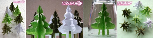 Cắt dán cây thông Noel nhỏ xinh trang trí nhà mình 10 Cắt dán cây thông Noel nhỏ xinh trang trí nhà mình 10