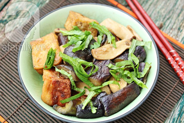 Đầu tháng, ăn chay ngon với đậu phụ kho cà tím 16 Đầu tháng, ăn chay ngon với đậu phụ kho cà tím 16