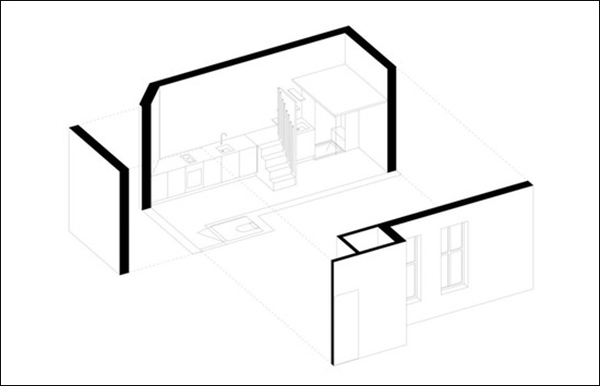 Căn hộ 20m² tuyệt đẹp nhờ phong cách tối giản 1