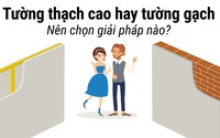 Tường thạch cao hay tường gạch - chọn giải pháp nào?