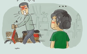 Truyện tranh: Những khoảnh khắc vô tâm của chồng khiến vợ "đắng lòng"