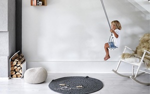 Swing: Ý tưởng thiết kế mà trẻ con hay người lớn đều ao ước được có trong nhà