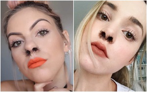 Gắn mi giả xưa rồi, giờ chị em chuyển sang mốt gắn lông mũi