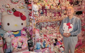 Bộ sưu tập Hello Kitty khổng lồ của cụ ông 67 tuổi khiến hội chị em cũng phải choáng