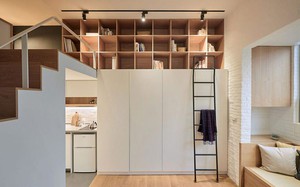 Chỉ 22m² nhưng từng centimet trong căn hộ đều khiến bạn phải trầm trồ vì không thể hợp lý hơn