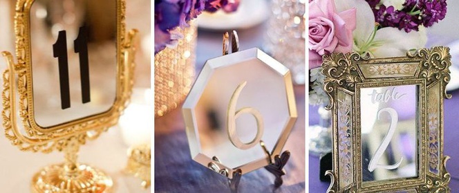 17 ý tưởng đánh số bàn tiệc cưới đẹp lạ