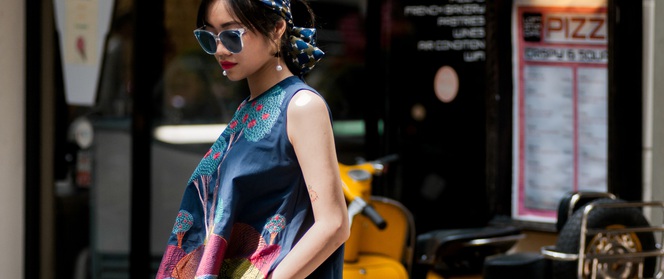 Trơn màu - Họa tiết đối chọi bất phân thắng bại trong street style tuần này