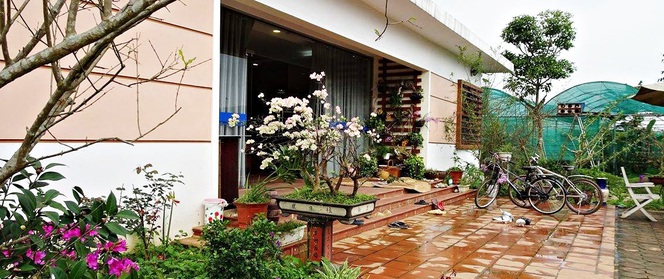 Bỏ việc quản lý và căn nhà ở nội thành Hà Nội, vợ chồng ra ngoại thành xây nhà vườn đẹp như cổ tích