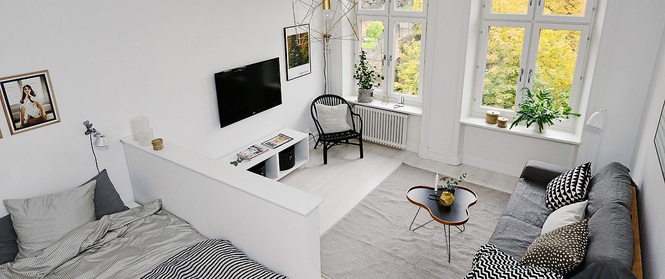 Căn hộ nhỏ xinh chỉ vỏn vẻn 21m² nhưng mỗi góc nhà đều nên thơ đến khó tin