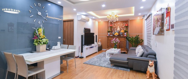 Căn hộ 104m² sở hữu ban công xanh mướt đẹp miễn bàn ở quận Long Biên, Hà Nội