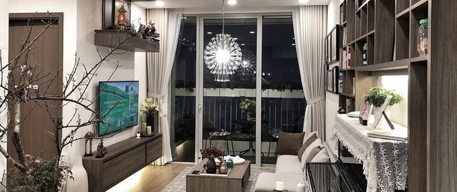 Tận hưởng cuộc sống đúng nghĩa trên tầng cao trong căn hộ nhỏ 72.6m² đẹp như căn hộ mẫu ở Hà Nội
