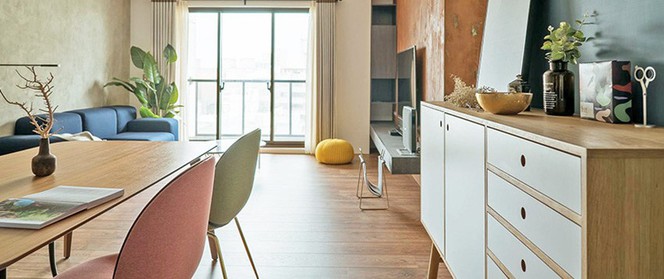 Căn hộ nhỏ vỏn vẹn 35m² trang trí theo phong cách Retro đẹp mê mẩn của cặp vợ chồng trẻ
