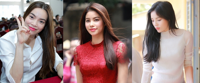 Gạt phăng những kiểu tóc cầu kỳ, những người đẹp này chỉ cần tóc dài suôn thẳng là quá đủ!