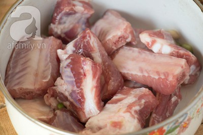 Canh sa kê nấu sườn