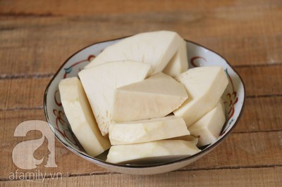 Canh sa kê nấu sườn