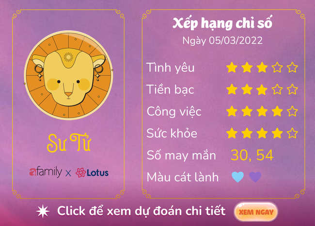 Thứ Bảy ngày 5/3/2022 của 12 Cung Hoàng Đạo: Xử Nữ dễ thay đổi tâm trạng - Ảnh 5. Thứ Bảy ngày 5/3/2022 của 12 Cung Hoàng Đạo: Xử Nữ dễ thay đổi tâm trạng - Ảnh 5.