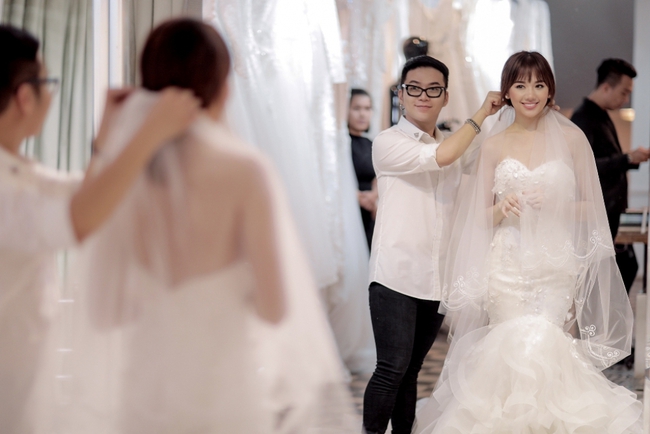 Những thiết kế váy cưới đậm chất cổ tíchcủa sao Việt trong năm 2016 - Ảnh 19.