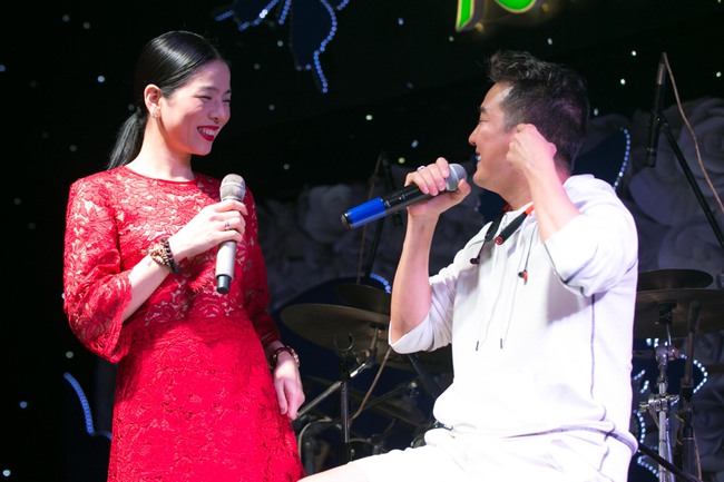 Lệ Quyên rực rỡ sắc đỏ, nồng nàn hát Bolero cùng Đàm Vĩnh Hưng - Ảnh 4.
