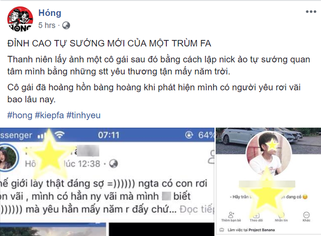 Đỉnh cao sống ảo: Tự lập Facebook, tự b&igrave;nh luận qua lại để... giả m&igrave;nh c&oacute; bạn g&aacute;i xinh như mộng suốt 2 năm - Ảnh 1.