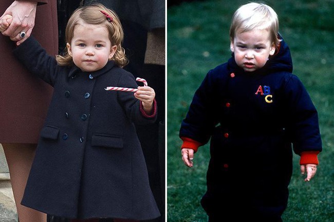 Loạt khoảnh khắccha n&agrave;o con nấy giống nhau như hai giọt nước của C&ocirc;ng ch&uacute;a Charlotte v&agrave; Ho&agrave;ng tử William - Ảnh 3.